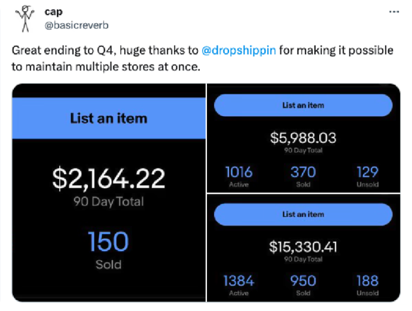 Customer dashboard showing $23,482.66